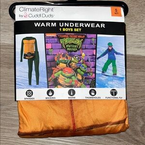 Teenage Mutant Ninja Turtles Boys Warm Underwear Set